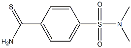 4-[(dimethylamino)sulfonyl]benzenecarbothioamide Structure