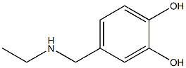 4-[(ethylamino)methyl]benzene-1,2-diol 구조식 이미지