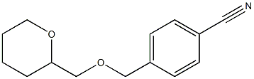 4-[(tetrahydro-2H-pyran-2-ylmethoxy)methyl]benzonitrile Structure