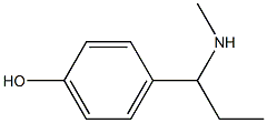 4-[1-(methylamino)propyl]phenol Structure