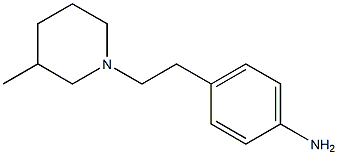 4-[2-(3-methylpiperidin-1-yl)ethyl]aniline 구조식 이미지