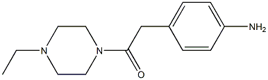 4-[2-(4-ethylpiperazin-1-yl)-2-oxoethyl]aniline Structure