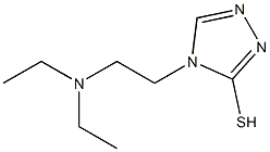 4-[2-(diethylamino)ethyl]-4H-1,2,4-triazole-3-thiol 구조식 이미지