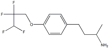4-[4-(2,2,3,3-tetrafluoropropoxy)phenyl]butan-2-amine 구조식 이미지