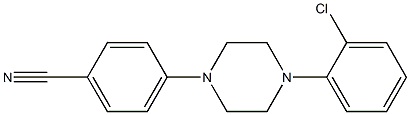 4-[4-(2-chlorophenyl)piperazin-1-yl]benzonitrile Structure
