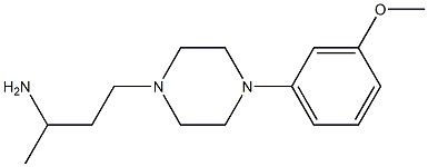 4-[4-(3-methoxyphenyl)piperazin-1-yl]butan-2-amine Structure