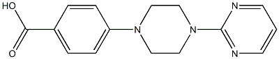 4-[4-(pyrimidin-2-yl)piperazin-1-yl]benzoic acid Structure