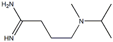 4-[isopropyl(methyl)amino]butanimidamide 구조식 이미지