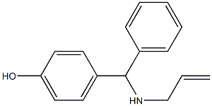 4-[phenyl(prop-2-en-1-ylamino)methyl]phenol 구조식 이미지