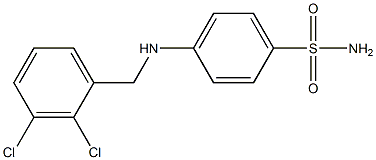 4-{[(2,3-dichlorophenyl)methyl]amino}benzene-1-sulfonamide Structure