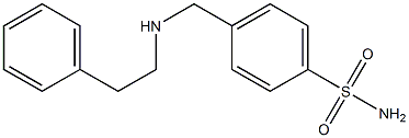4-{[(2-phenylethyl)amino]methyl}benzene-1-sulfonamide Structure
