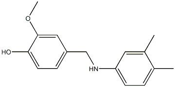 4-{[(3,4-dimethylphenyl)amino]methyl}-2-methoxyphenol Structure
