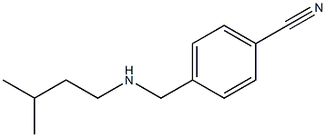 4-{[(3-methylbutyl)amino]methyl}benzonitrile 구조식 이미지