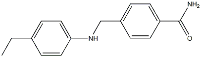 4-{[(4-ethylphenyl)amino]methyl}benzamide Structure