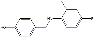 4-{[(4-fluoro-2-methylphenyl)amino]methyl}phenol 구조식 이미지