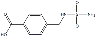 4-{[(aminosulfonyl)amino]methyl}benzoic acid Structure