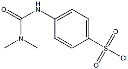 4-{[(dimethylamino)carbonyl]amino}benzenesulfonyl chloride Structure