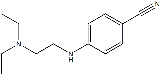 4-{[2-(diethylamino)ethyl]amino}benzonitrile Structure