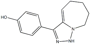 4-{5H,6H,7H,8H,9H-[1,2,4]triazolo[3,4-a]azepin-3-yl}phenol Structure