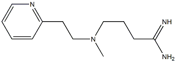 4-{methyl[2-(pyridin-2-yl)ethyl]amino}butanimidamide Structure