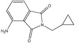 4-amino-2-(cyclopropylmethyl)-2,3-dihydro-1H-isoindole-1,3-dione Structure