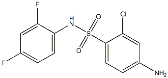 4-amino-2-chloro-N-(2,4-difluorophenyl)benzene-1-sulfonamide 구조식 이미지