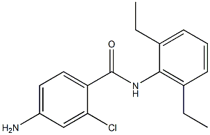 4-amino-2-chloro-N-(2,6-diethylphenyl)benzamide 구조식 이미지