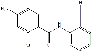 4-amino-2-chloro-N-(2-cyanophenyl)benzamide 구조식 이미지