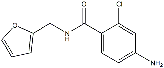 4-amino-2-chloro-N-(2-furylmethyl)benzamide Structure