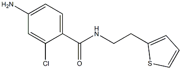 4-amino-2-chloro-N-(2-thien-2-ylethyl)benzamide Structure