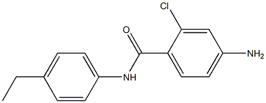 4-amino-2-chloro-N-(4-ethylphenyl)benzamide Structure