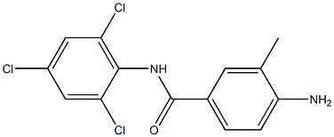 4-amino-3-methyl-N-(2,4,6-trichlorophenyl)benzamide 구조식 이미지