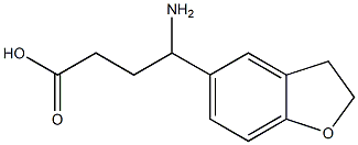 4-amino-4-(2,3-dihydro-1-benzofuran-5-yl)butanoic acid Structure