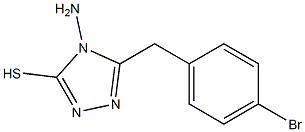 4-amino-5-[(4-bromophenyl)methyl]-4H-1,2,4-triazole-3-thiol Structure