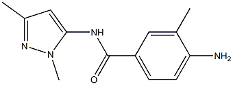 4-amino-N-(1,3-dimethyl-1H-pyrazol-5-yl)-3-methylbenzamide Structure