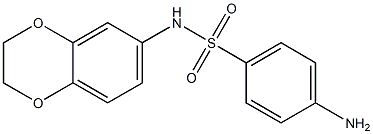 4-amino-N-(2,3-dihydro-1,4-benzodioxin-6-yl)benzene-1-sulfonamide Structure