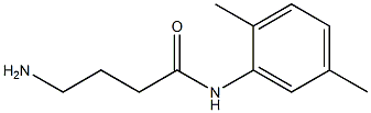 4-amino-N-(2,5-dimethylphenyl)butanamide Structure