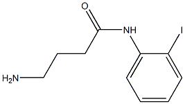 4-amino-N-(2-iodophenyl)butanamide Structure