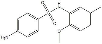 4-amino-N-(2-methoxy-5-methylphenyl)benzene-1-sulfonamide 구조식 이미지