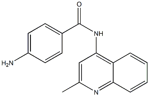 4-amino-N-(2-methylquinolin-4-yl)benzamide Structure