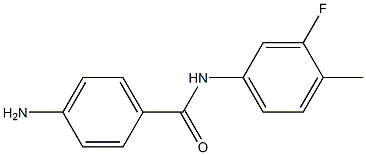 4-amino-N-(3-fluoro-4-methylphenyl)benzamide 구조식 이미지