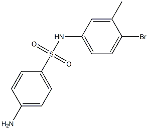 4-amino-N-(4-bromo-3-methylphenyl)benzene-1-sulfonamide Structure