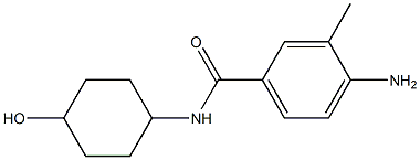 4-amino-N-(4-hydroxycyclohexyl)-3-methylbenzamide Structure