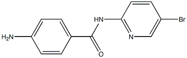 4-amino-N-(5-bromopyridin-2-yl)benzamide Structure