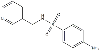 4-amino-N-(pyridin-3-ylmethyl)benzene-1-sulfonamide Structure