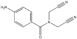 4-amino-N,N-bis(cyanomethyl)benzamide 구조식 이미지