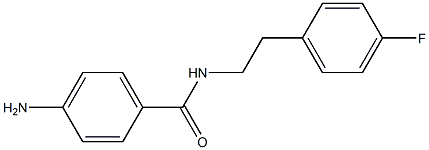 4-amino-N-[2-(4-fluorophenyl)ethyl]benzamide 구조식 이미지