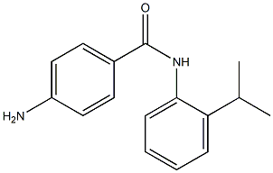 4-amino-N-[2-(propan-2-yl)phenyl]benzamide 구조식 이미지