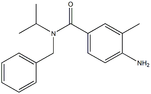 4-amino-N-benzyl-3-methyl-N-(propan-2-yl)benzamide 구조식 이미지