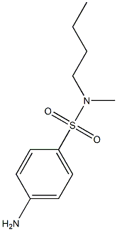 4-amino-N-butyl-N-methylbenzene-1-sulfonamide 구조식 이미지